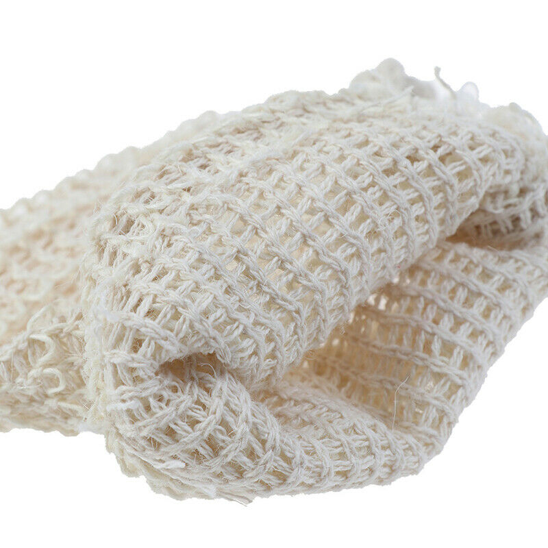 5Pcs Natural cotton and linen soap bag bath flower handmade soap storage bag Gn