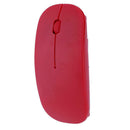 2.4GHz 1,000DPI Ultra-thin 3-Button Wireless Photoelectric Mouse (Red)