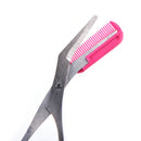 woman eyebrow trimmer scissors with comb grooming shaping shaver hair removal Bj