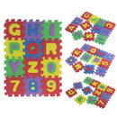 36 pcs Baby Child Number Alphabet Foam Puzzle Foam Mathematics Educational
