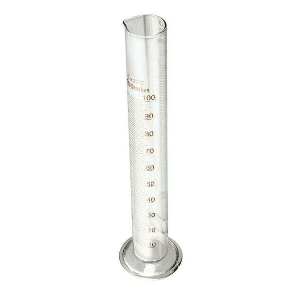 5/10/25/50/100ml Thick Glass Graduated Measuring Cylinder Set ,Glass Measur