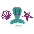 Mermaid Themed Happy Birthday Banner For Girl's Summer Birthday Party Decorat BX