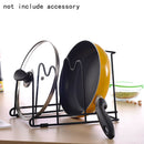 Multi-layer Shelf Pan Organizer Pot Rack Lid Holder Cookware Kitchen Kitchenware