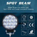 140W Round Car Headlights 14Led Cool White Light 4 Inch Car Work Light Led