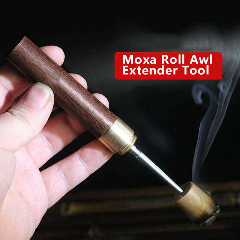 Moxa Roll Awl Extender Tool Moxibustion Massage Moxibustion Accupuncture BurnFT
