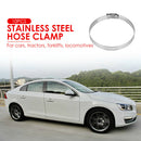 10pcs 72-95mm Stainless Steel Hose Clamp Clip Worm Drive Fuel Line Clamp