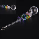 Hanging Glass Crystal Ball Prism Pendant Ornament Rainbow Wedding Gift B Cy