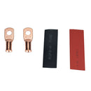 8 AWG Heavy Duty Copper Battery Cable Lug + Heat Shrink Tube Assortment Kit A