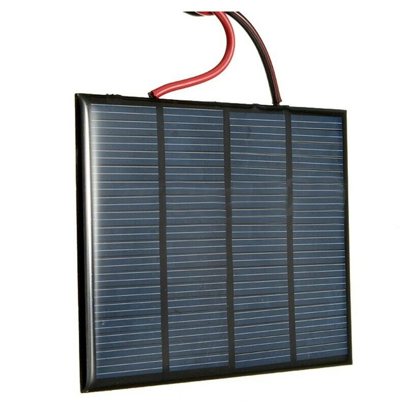 1.5W 12V Mini Solar Panel Small Cell Module Charger With 1M Wire