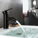Stainless Steel Bathroom Basin Faucet Single Handle Cold and Hot Water Mixe V5B9