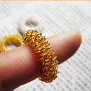 2pcs Acupressure Sujok Pain Finger Massager Circulation Ring.AU