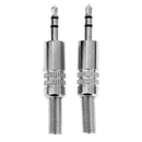2pcs 3.5mm 1/8in Stereo Male Audio TRS Plated Jack Plug Adapter Connectors