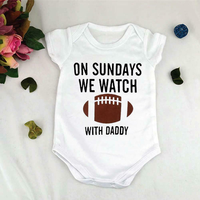 Baby Boy Girl Leisure Rompers Short Sleeve Print Summer Playsuit (9-12M) A