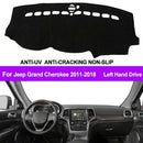 Car Dashmat Dashboard Cover Sun Mat Non-Slip Dash Board Cover Pad for Jeep  Q8A4