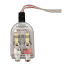 Vehicles Auto Car High to Low Impedance Converter Adapter Speaker to RCA Li F3J6