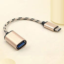 Type-C USB C OTG Cable USB3.1 Male to USB2.0 Type-A Female Adapter Connecto E5C7