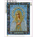5D DIY Crystal Diamond Painting Religion Cross Stitch Kit Embroidery Mosaic