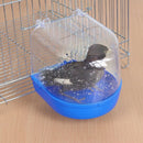 1Pc Plastic Bird Water Bath Box Bathtub Parrot For Parakeet Lovebird Finch
