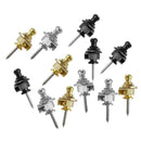 12 Pieces Guitar Strap Lock Button Buckle for Acoustic Electric Guitar Parts