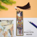 DIY Special Shaped Diamond Painting Leather Bookmark Tassel Book Marks Gift