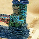 25cm Medieval Towers Castle Aquarium Decoration Fish Tank Cave Landscape New