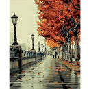DIY Stree Scene Oil Painting Paint By Numbers Drawing On Canvas Home Decor GN