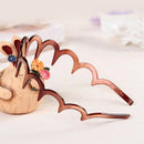 3 Pieces Unisex Wavy Headband Aliceband for Make Up Costume Accessories