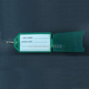 40PCS Plastic Luggage ID Label Key Tags Keychains Key Chain Fobs Ring Name Card
