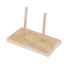 2 Spool Thread Rack Wooden Thread Rack Sewing Embroidery Thread Holder Rack