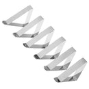 6 Pack Stainless Steel Tablecloth Tables Cover Clips Holder Cloth Clamps Picnic