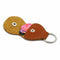 Guitar Picks Holder Case - Leather Keychain Plectrum Key Fob Cases Bag (2 P