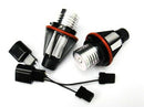 2x For BMW E39 E53 E60 E61 E63 65 E87 X5 no Error Angel Eyes Halo LED Light Bulb