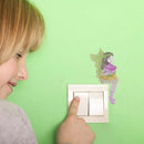 DIY Angel Diamond Painting Luminous Switch Stickers Bedroom Wall Decals