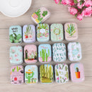 Colorful Mini Tin Box Sealed Jars Packings Boxes Jewelry Candy Box Cactus