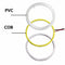 White COB Angel Eyes Halo Car LED Light Ring Halo Headlight DRL Lamp 70MM~