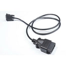 16 Pin OBD2 Male to 9-pin Serial Port to Interface Diagnostic Cable Adapter