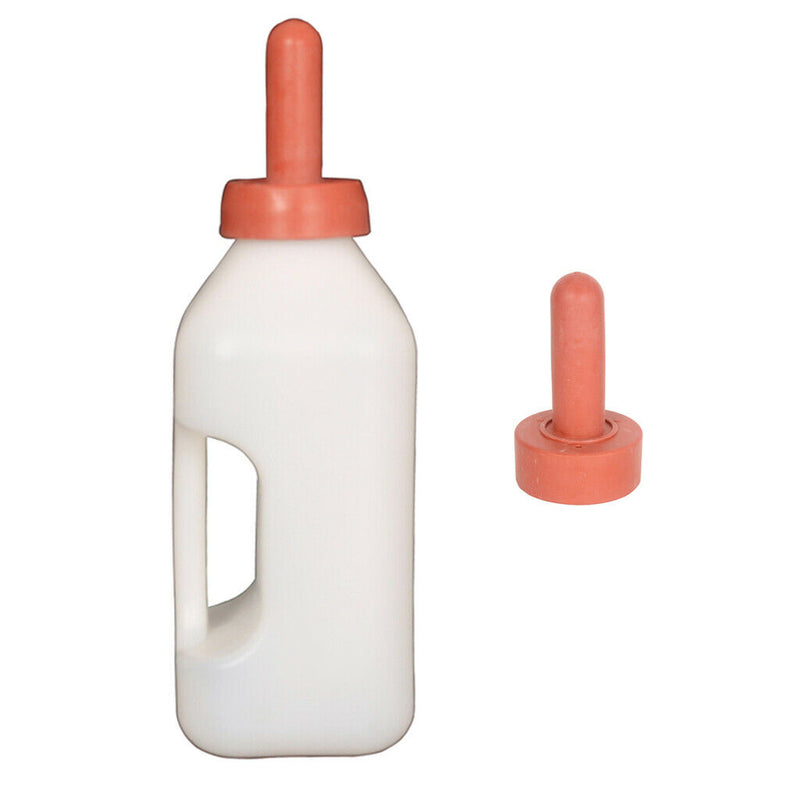 Calf Milk Bottle with Teat Calf Suckle Bottle Nipple for Feeding Calves,