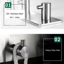 Self Adhesive Bathroom Wall Door Towel Stainless Steel Hanging Hook Silv HAM