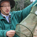 Outdoor Folding Round Fishing Net 3 Layer Nylon Fish Shrimp Net Fishing Shr O6M2