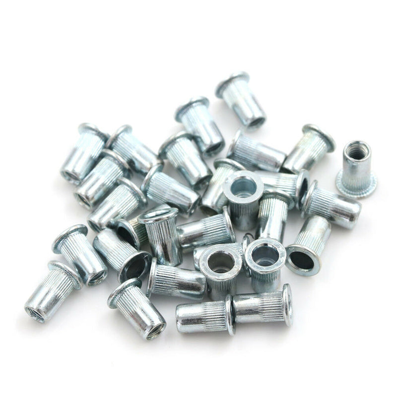 30 Pcs M5 Thread Blue white zinc Rivet Nut Insert Nutsert A Kw