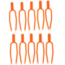 50pcs Plastic plant clips fixing fastening clamp strawberry farming clME