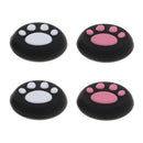 4 lot Cute Cat Claw Analog Joystick Caps Covers for PSV1000 2000 2Pink2White