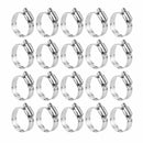 Hose Clamp,20 Pack Stainless Steel Adjustable 18-32mm Size Range Worm Gear