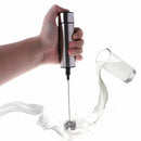 Electric Handheld Stainless Steel Milk Frother Auto Stirrer Kitchen Tools New