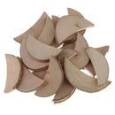30x Wood Log Slices Discs For DIY Crafts Wedding Rustic Wooden Pile Ornament