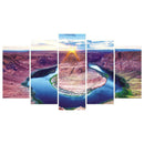 5pcs 5D DIY Full Drill Diamond Painting Ring Lake Water Cross Stitch Crafts Kits