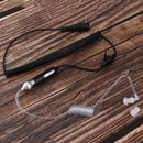 2 Pin Air Acoustic Tube Headsets Mic PTT Walkie Talkie Earpieces Clip-on