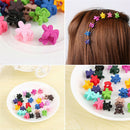 30X Mix Colored Girl Kid Baby Mini Flower Hair Claw Jaw Clip Hair Accessories JR