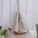 Luxury Hand Wipe Towel Soft Washcloth Hanky Water Absorbing Gifts Brown