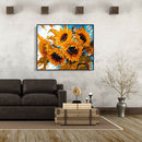 Painting By Numbers Kit DIY Brilliant Sunflower Canvas Oil Art Picture Gift A